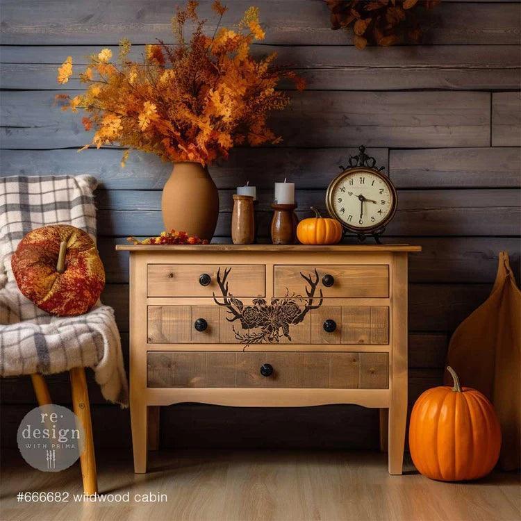 Wildwood Cabin - ReDesign | Schablone - Lioness Vintage