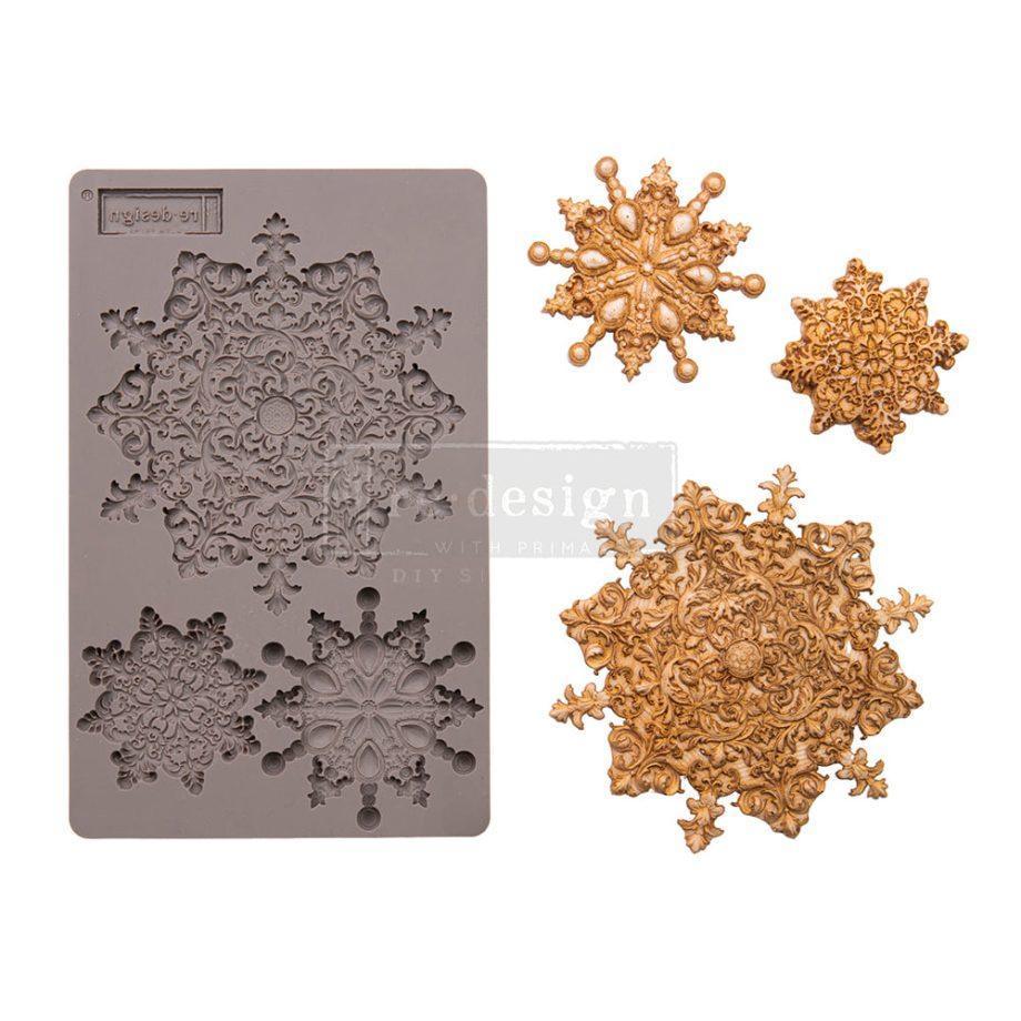 Redesign Silikonform | snowflake jewels | Schneeflocken - Lioness Vintage