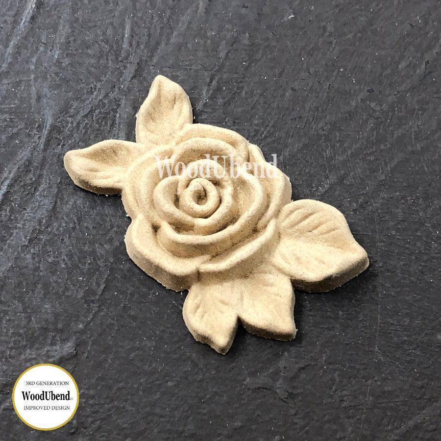 WoodUbend Multi Leaf Rose, WUB0466 - Lioness Vintage